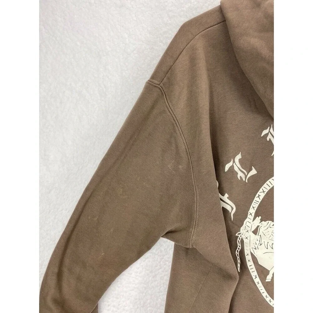 Nike Jordan Artist Series Umar Rashid Hoodie Mens L Brown Fleece Streetwear